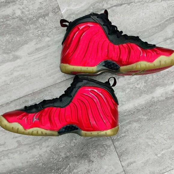 Nike Little Posite One 2023 Mid Metallic Red - FJ1258-600 Grade School Size 6Y - Picture 3 of 13